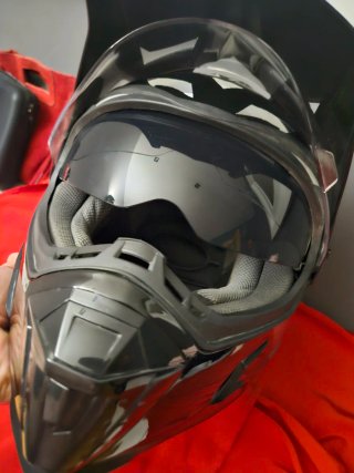 Casco Moto Acerbis Negro