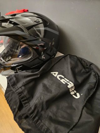 Casco Moto Acerbis Negro