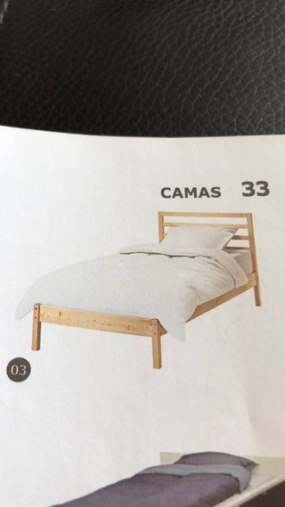 (LIQUIDACION) Cama individual de madera Ikea