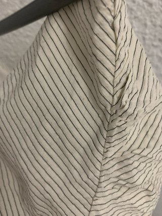 Top Zara Rayas Beige y Marrón