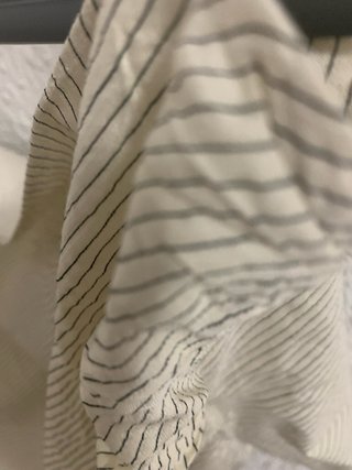 Top Zara Rayas Beige y Marrón