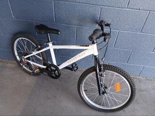 Bicicleta niños 20 Pulgadas MTB Rockrider ST 120 Blanco