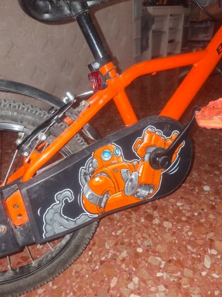 Bicicleta infantil 16 naranja