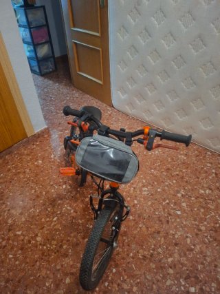 Bicicleta infantil 16 naranja