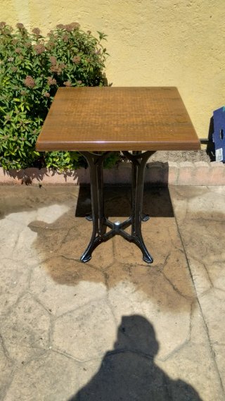 Mesa Hostelería Madera y Hierro