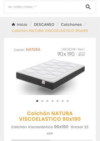 Colchón 90x190