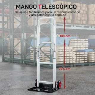Carretilla de mano plegable