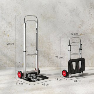Carretilla de mano plegable