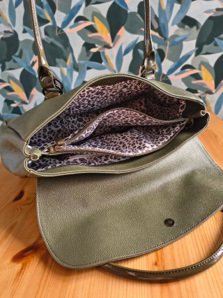 Borsa Bric's donna oro/verde oliva