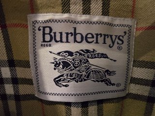 Chaqueta Burberry Vintage Mujer Negra
