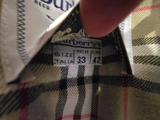 Chaqueta Burberry Vintage Mujer Negra