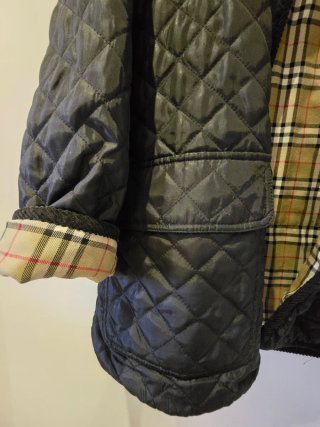 Chaqueta Burberry Vintage Mujer Negra
