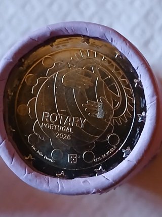 Moneda Portugal 2026 Rotary