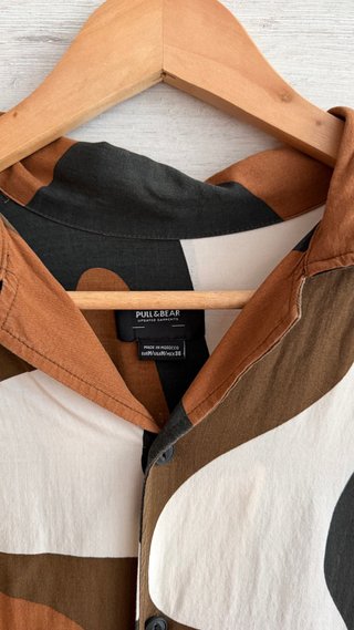 Camisa Pull&Bear M Estampado Abstracto