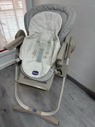 Trona Chicco gris y blanca
