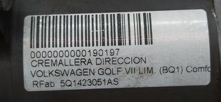 CREMALLERA DIRECCION VOLKSWAGEN GOLF VII LIM. (BQ1) Comfortline