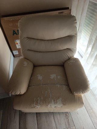 Sillón masaje piel sintético