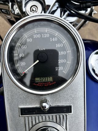 Harley Davidson Road King Azul Plata