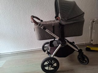 Cochecito Jane Kawai con cabazo y silla  de paseo