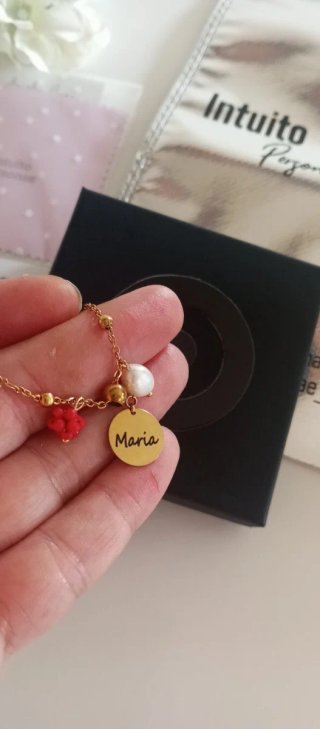 Pulsera Nombre + Tarjeta Personalizada