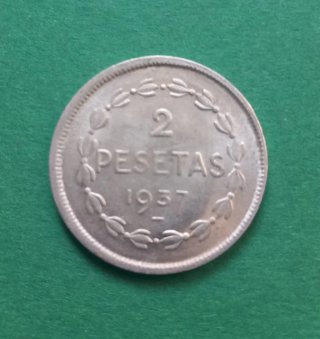 Moneda Antigua Gobierno De Euzkadi 1937