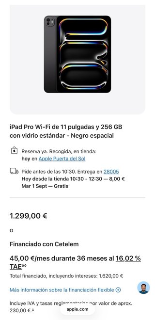 iPad Pro 11 M5 256GB WiFi