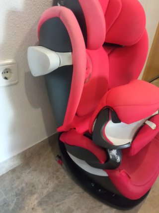 Silla Cybex Pallas M-Fix Grupo 1/2 /3 Roja