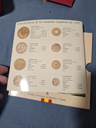 Colección Monedas Españolas Curso Legal 1997