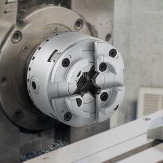 KP2-3/4 Chuck de Torno, 4 Garras, Diámetro de 2.75", Accesorios para Máquinas de Torno, Herramienta de Auto-Centrado, para Torno, Maquinado de Precisión, Máquinas de Rectificado, Máquinas de Fresado