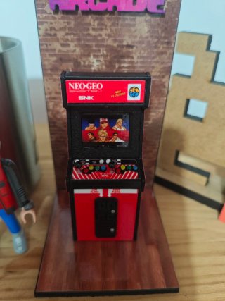Maqueta Máquina Arcade 1/24