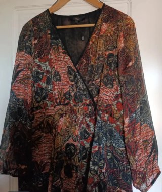 Vestido Elogy Talla L Estampado Multicolor