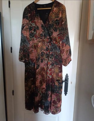 Vestido Elogy Talla L Estampado Multicolor