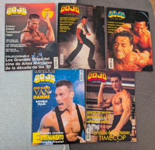 5 Revistas Dojo con por Jean Claude Van Damme JCVD