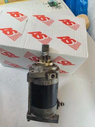 Motor de arranque fueraborda