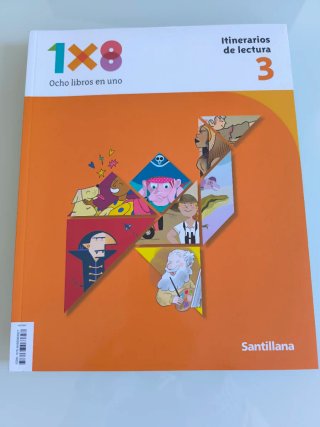 Libro Itinerario de lectura 1x8 de 3° primaria.
