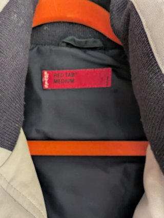 Chaleco Levi's Talla M Negro/Gris