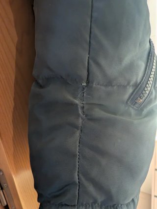 Chaleco Levi's Talla M Negro/Gris