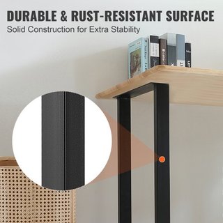 Patas de Muebles Ajustables de 711.2MM, Juego de 2 Patas de Mesa de Oficina de Acero Reforzado Cuadradas para Hacerlo Uno Mismo, Carga Máxima de 453.6KG Patas de Escritorio de Alta Resistencia, In...