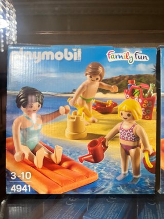 Playmobil Huevo Niños Playa Piscina 4941