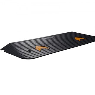 Rampas de Umbral de Caucho, Rampas de Umbral de 5.08 cm de Elevación para Puertas, Rampas de Umbral de Caucho Reciclado con Capacidad de Carga de 15000 kg, Rampas de Umbral de Caucho Sólido con Su...