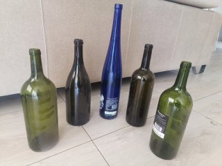 Bottiglie Magnum Vuote per Decorazione
