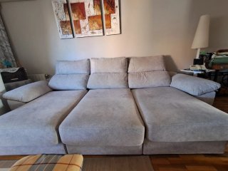 Divano a 3 posti grigio