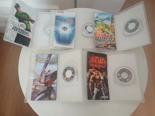 Lote 5 Juegos PSP: PES 2012, Tekken 6, Bakugan...