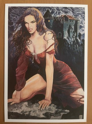 Milo Manara omaggio a The Dark Castle