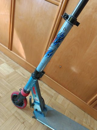 Patinete Oxelo Azul y Gris