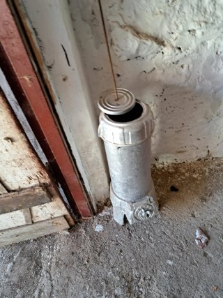Estufa de leña de hierro fundido