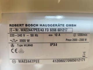 Lavadora Bosch Maxx 7