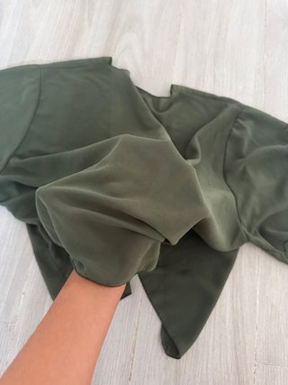 Sobrecamisa verde talla única