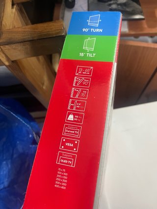 Soporte TV ONE FOR ALL OLED/QLED/LED 13-65