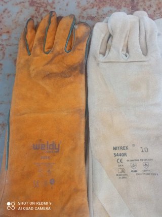 Guantes para hornos guantes manoplas  de soldar We